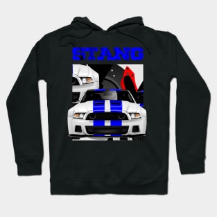 Ford Mustang White Hoodie